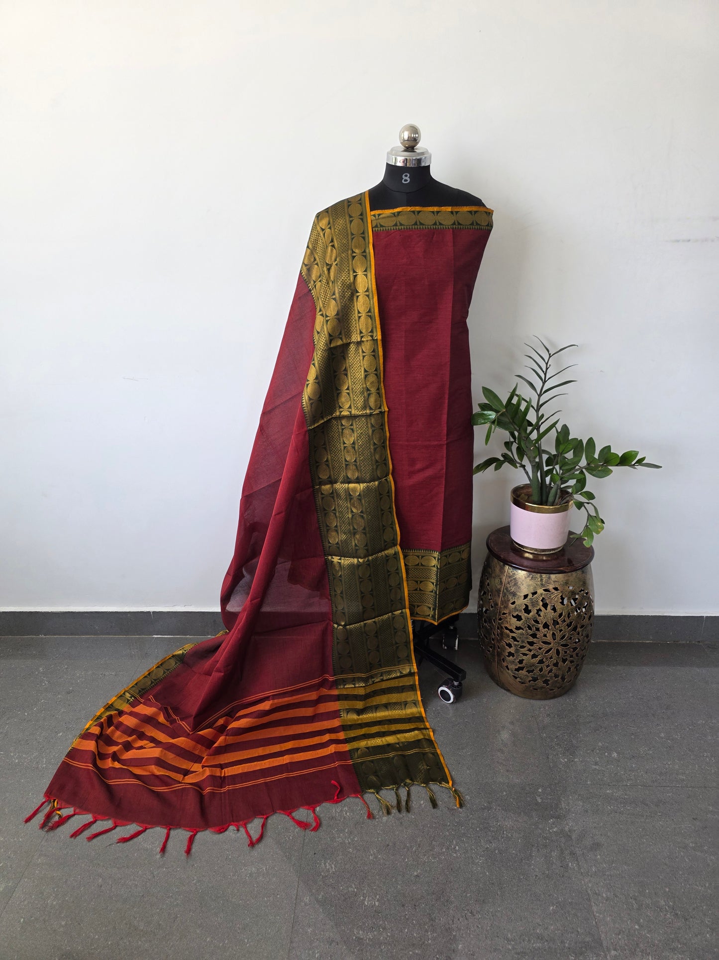 Premium Kanchi cotton set ( 2 pc set ) - KFS3