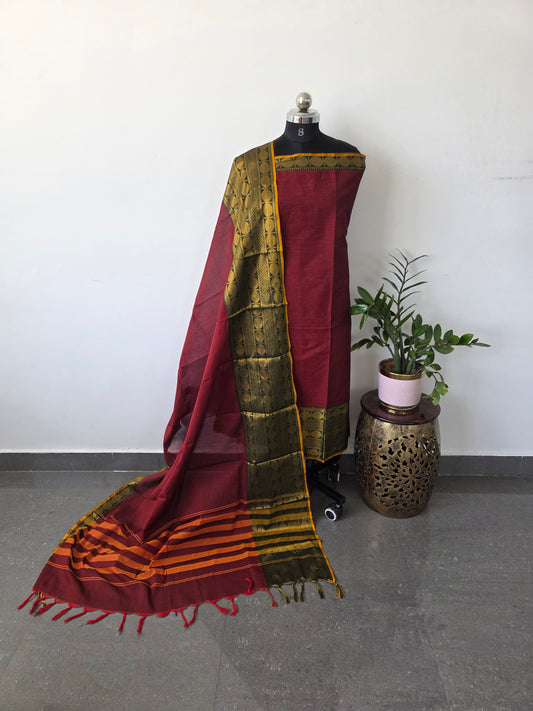 Premium Kanchi cotton set ( 2 pc set ) - KFS3