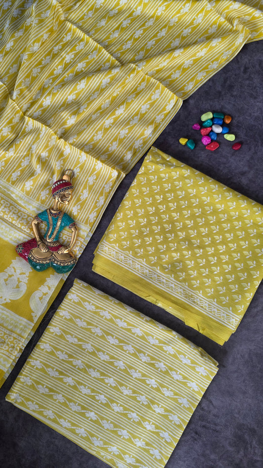 Jaipuri pure cotton set - JA412