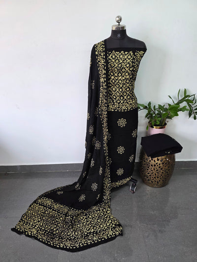 Batik georgette viscose salwar set - VZ30