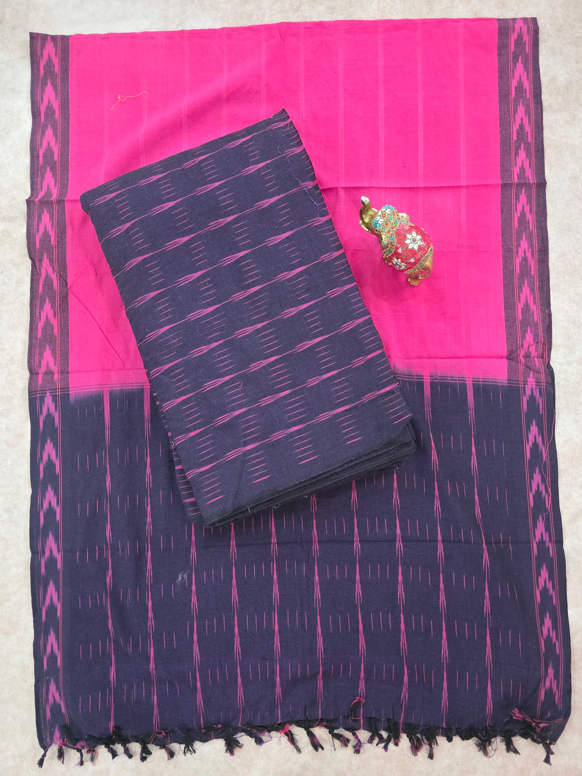 Pochampally ikkat cotton set -WW319