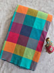 Madras kattam prewashed running fabric (4 inches*4 inches) -MD95