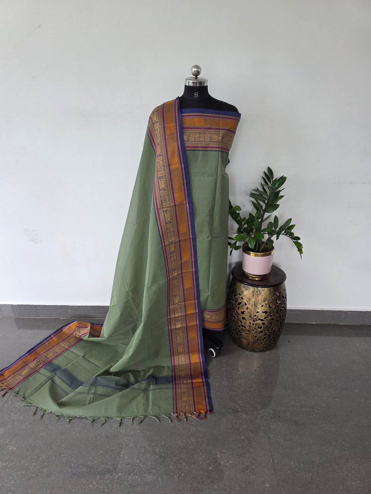 Premium chettinadu cotton set - DU9