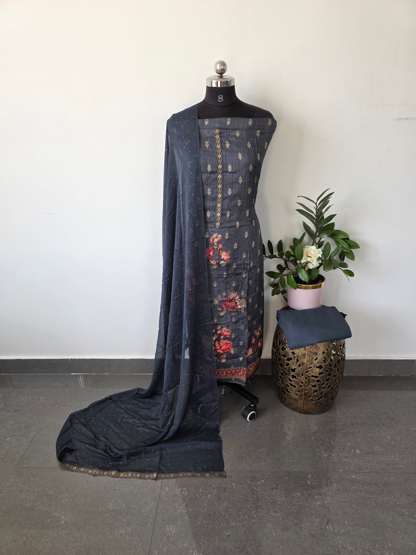 Viscose muslin silk set- VM30