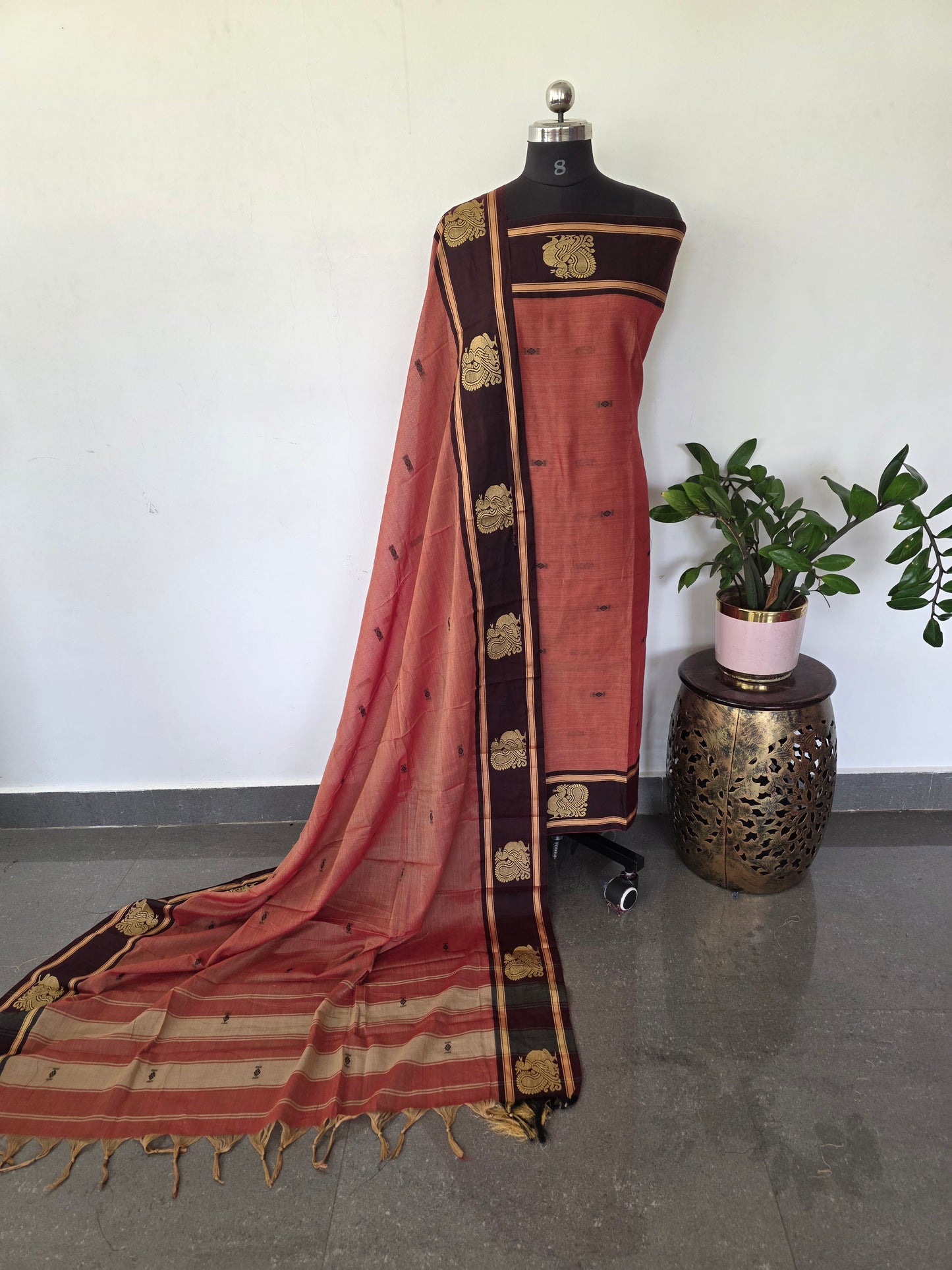 Annapakshi Narayanapet salwar set (4.5 mtrs) - Na484