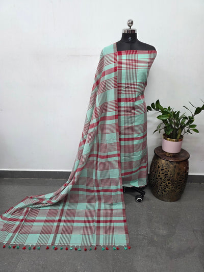 Checked Mul cotton set - JMM420