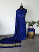 *Preorder 20-25 days*- Kutch mirror work Modal silk set(Blue)-B137