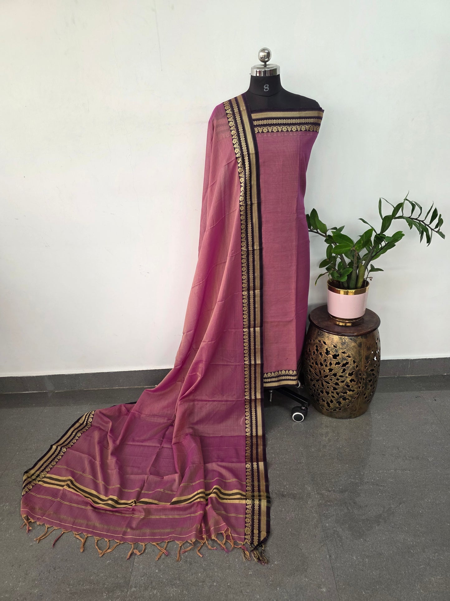 Mercerised narayanapet salwar set (4.5 meters)-NA540