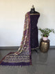Fusion Narayanapet with handcrafted chennuri silk kalamkari duppatta -NA680