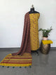 Handcrafted ajrakh cotton set with bandhini duppatta-HZ360