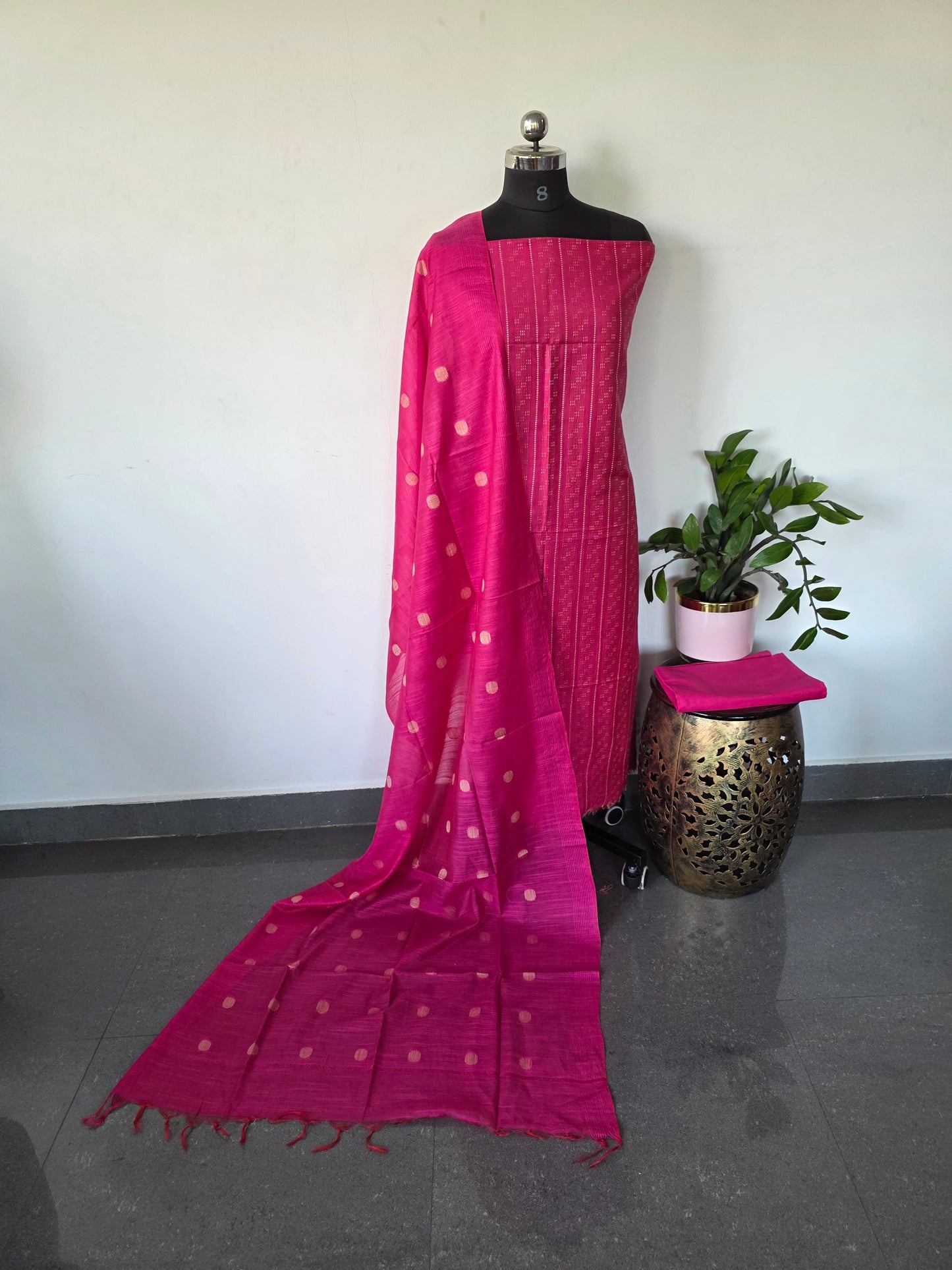 Bhagalpuri Katan silk weaving set - BA192