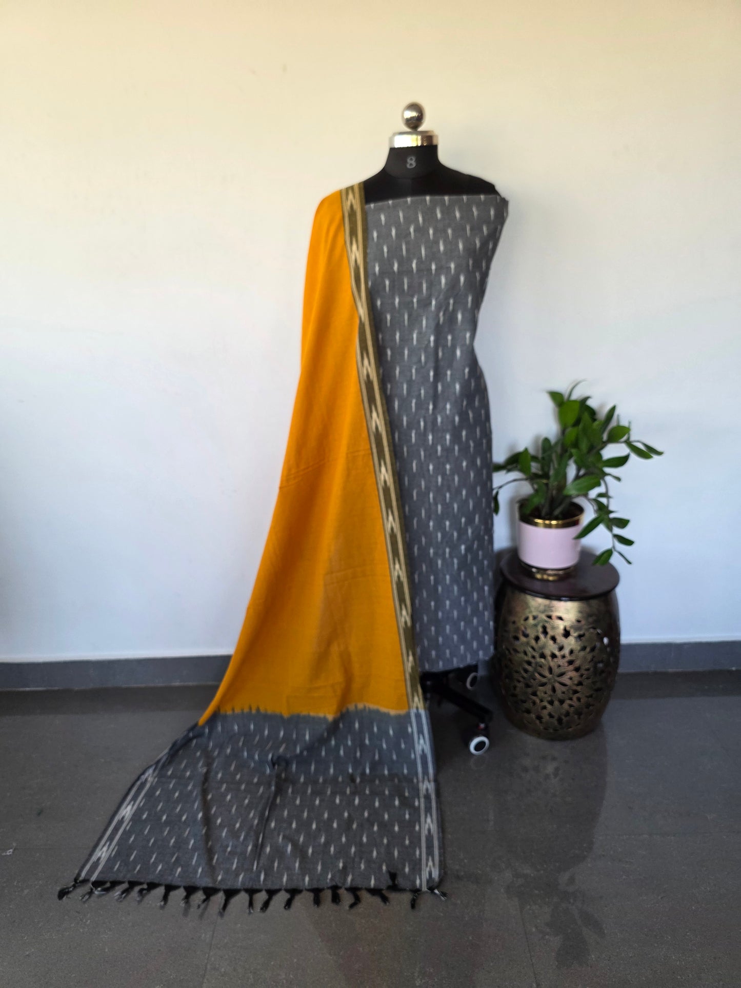 Pochampally ikkat cotton set - KK98