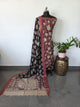 Gap border Mangalagiri kalamkari silk sets (3 mtrs top) - GA26