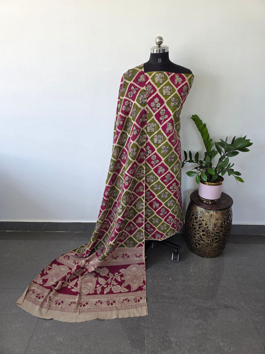 Pure kalamkari cotton salwar ( 2 pc set ) - ES23