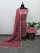 Handcrafted bandhani cotton set  -B204