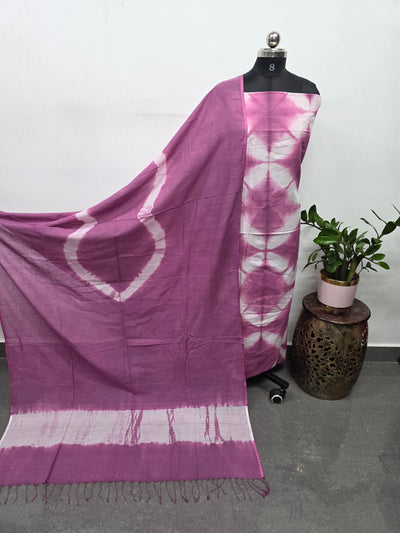 Mul cotton clamp-dyed salwar set - BAA92