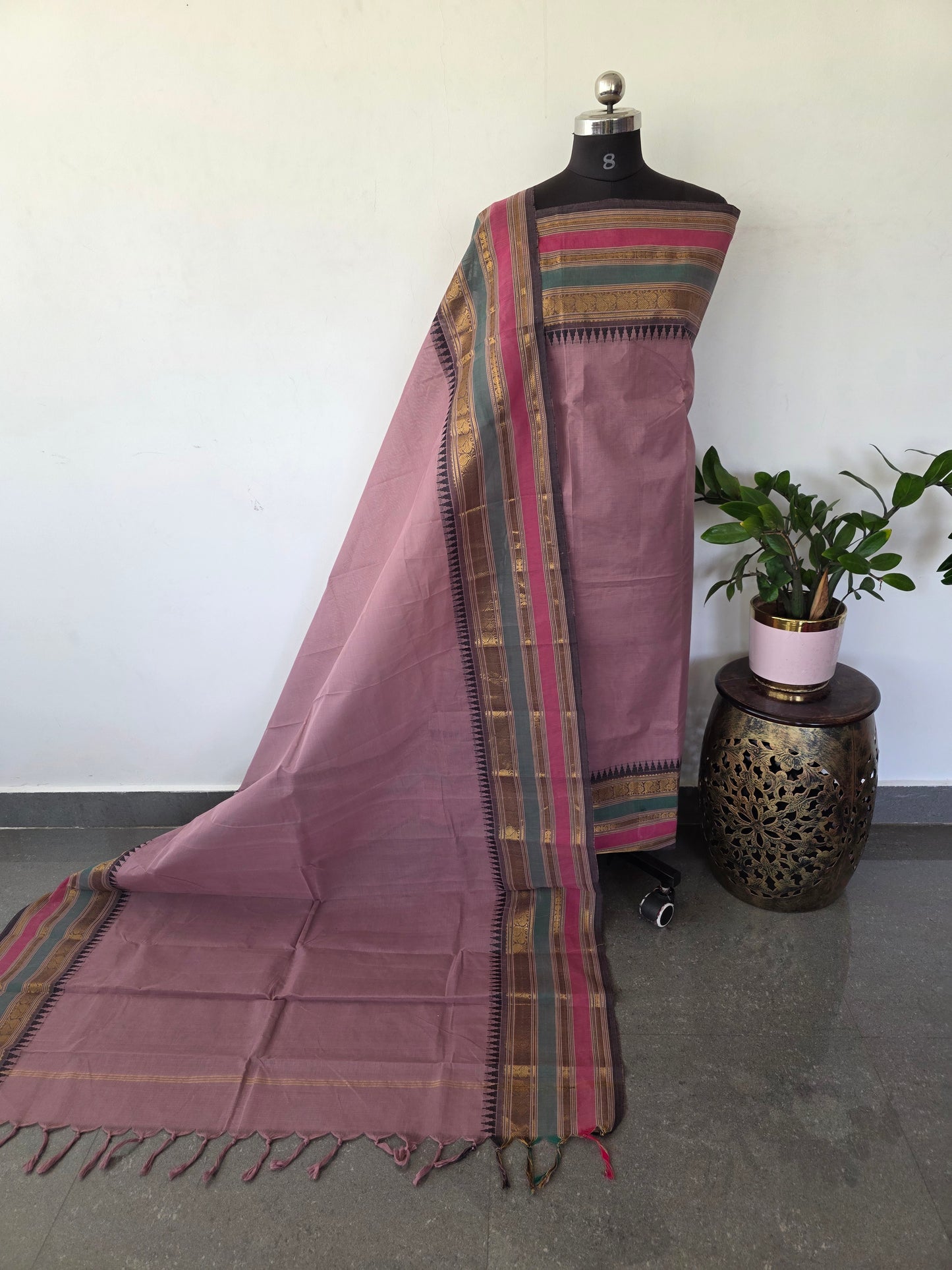 Premium chettinadu cotton salwar set -Ck235
