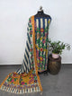 Kalahasthi Handcrafted Penkalamkari bangalore silk set -KH267