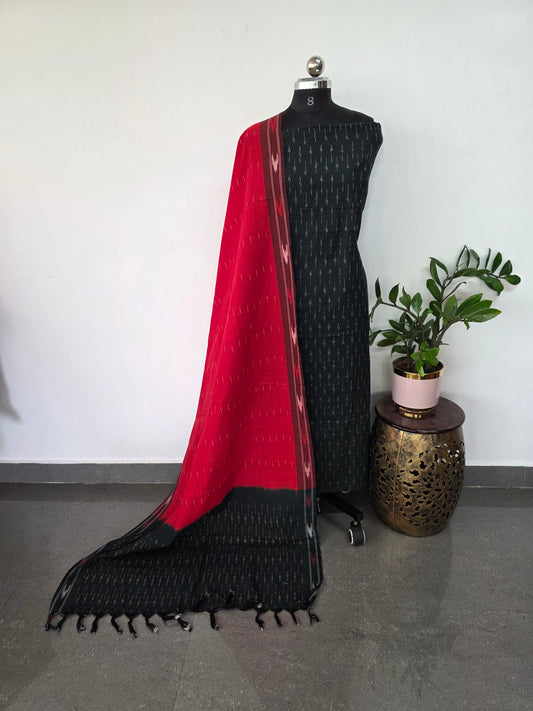 Pochampally ikkat cotton set - KK158