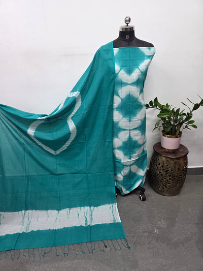 Mul cotton clamp-dyed salwar set - BAA82