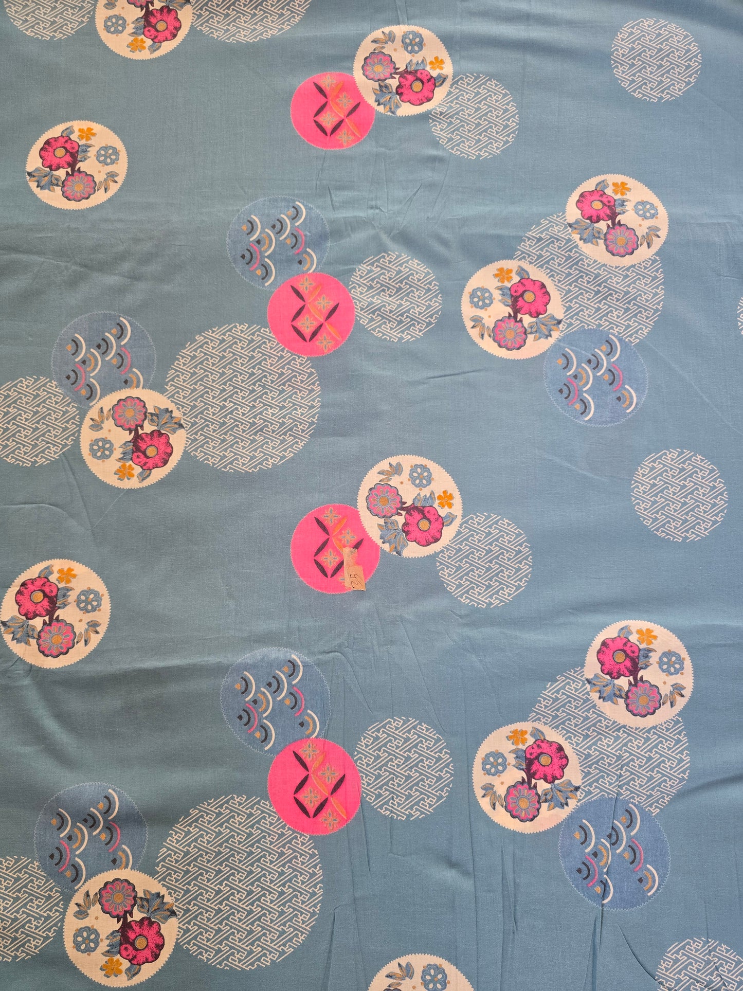 Jaipuri pure cotton running material (0.5 mtrs)-JA323