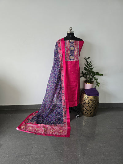 Premium semi tussar silk set - CLA294