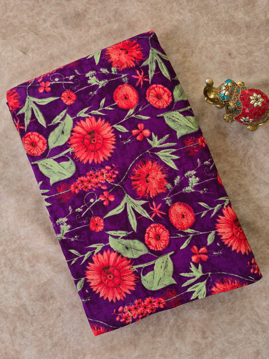 Jaipuri pure cotton running material (0.5 mtrs)-JA338