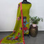 Kalahasthi Handcrafted Penkalamkari bangalore silk set -KH268