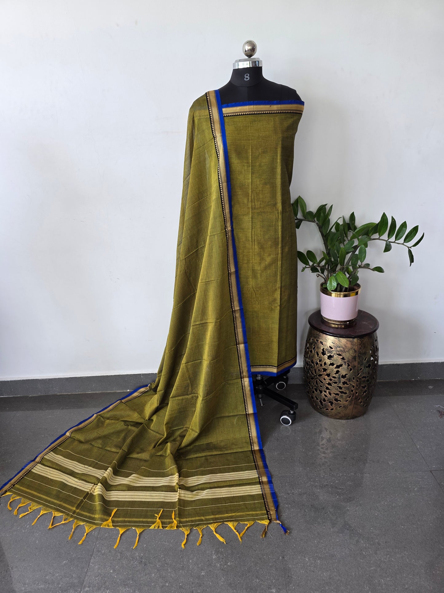 Mercerised  narayanapet salwar set  (4.5 meters)- NA330
