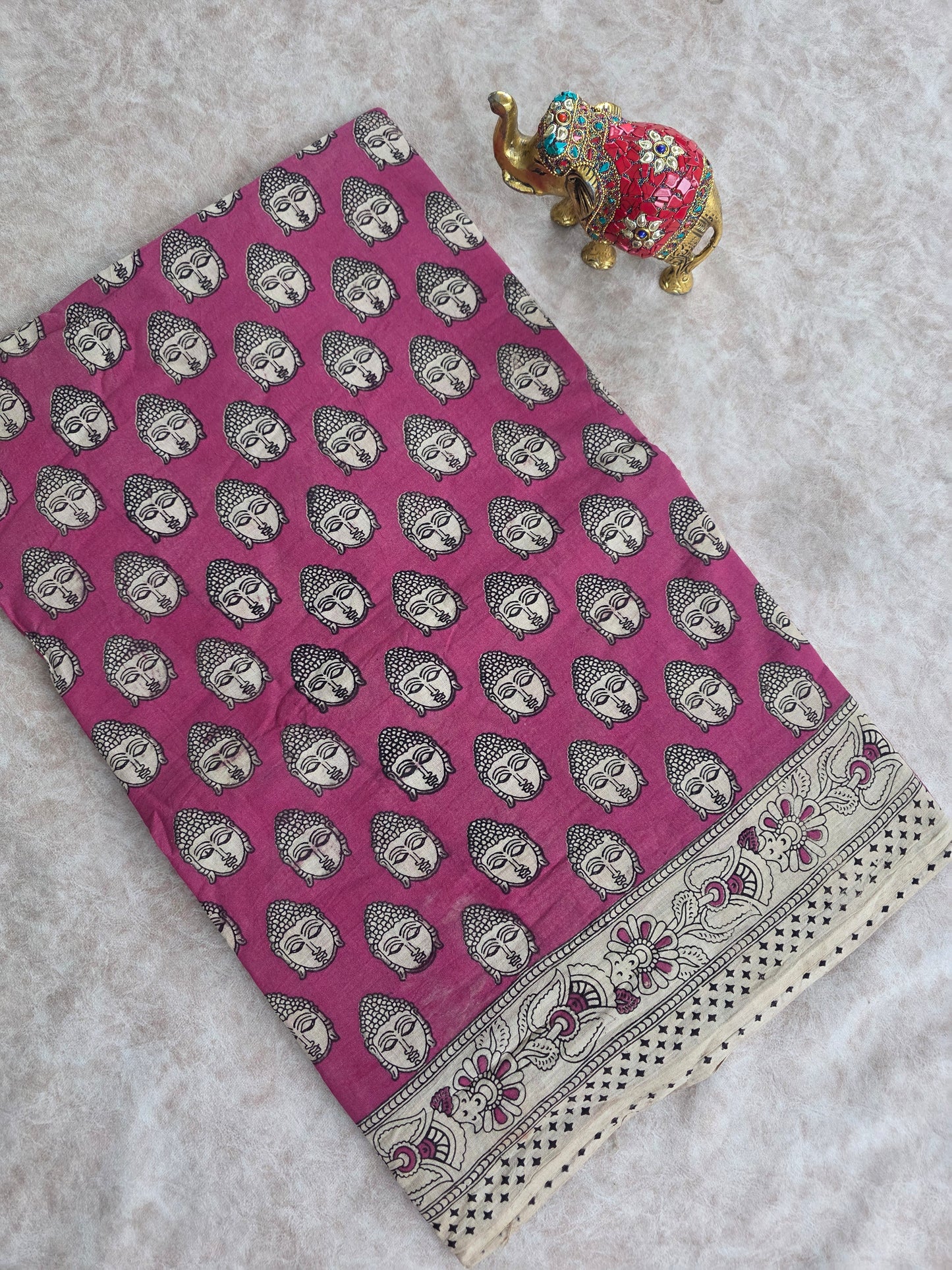 Pure kalamkari cotton saree - 3