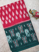 Handloom ikkat soft cotton saree - WW765