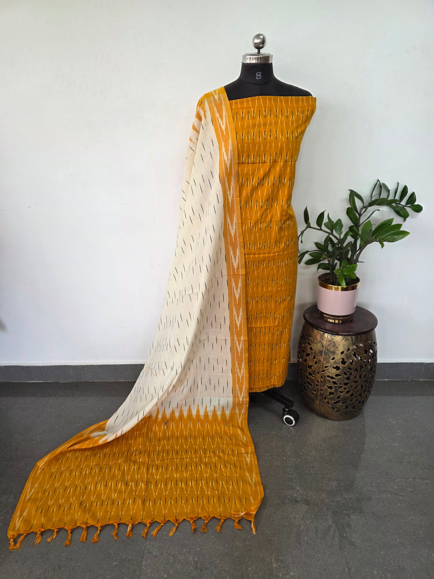 Pochampally ikkat cotton set - KK159