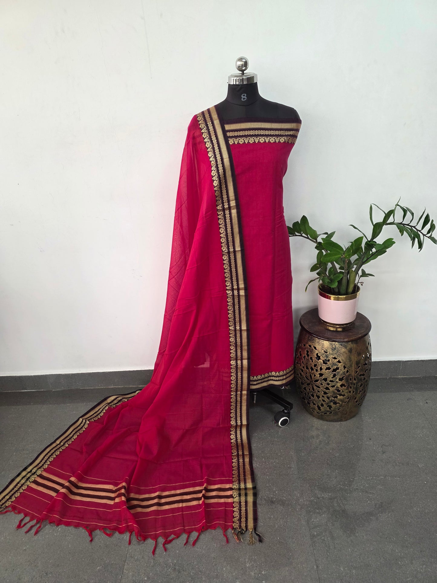Mercerised narayanapet salwar set (4.5 meters)-NA541