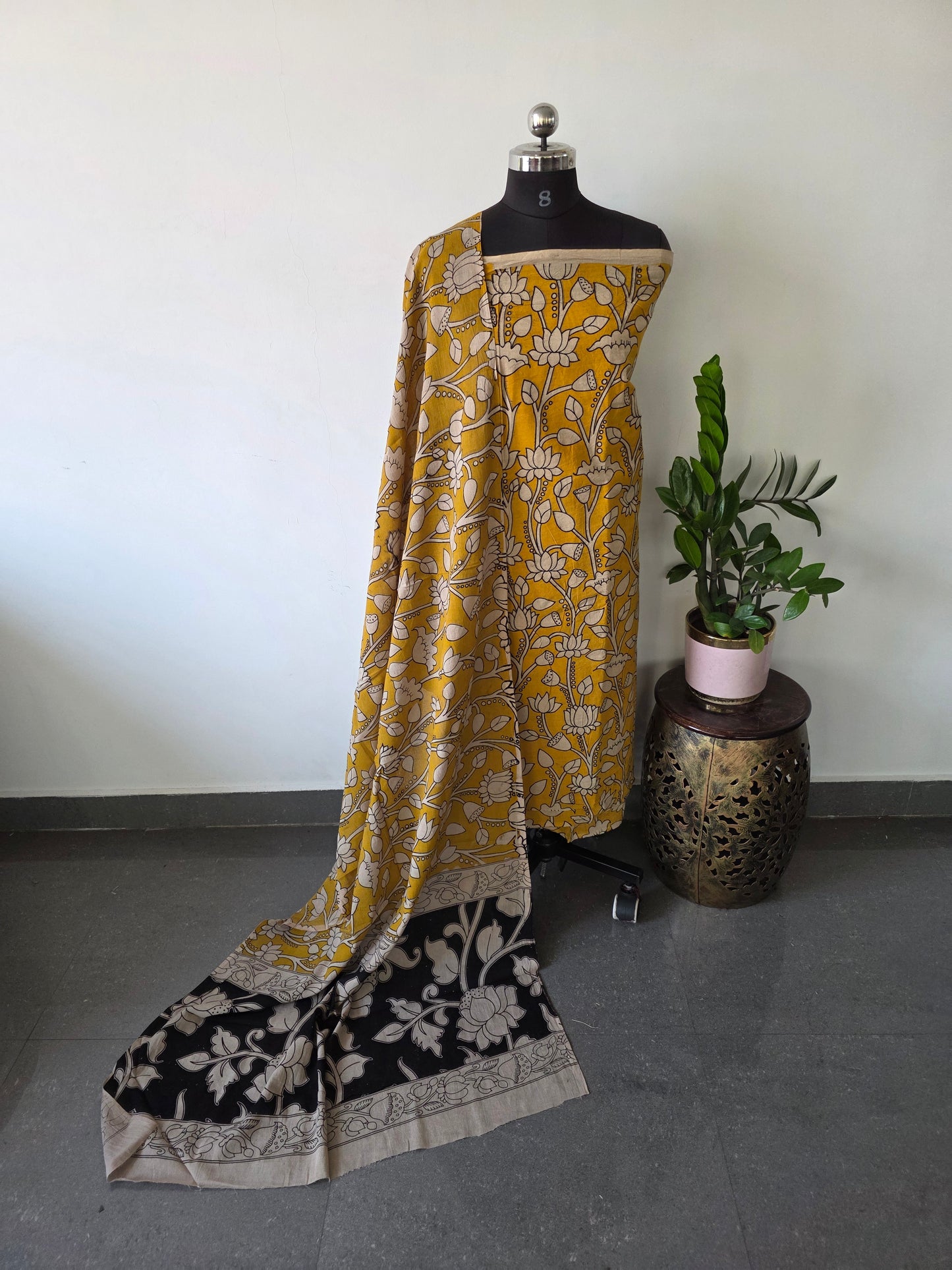 Pure kalamkari cotton salwar ( 2 pc set ) - AK112
