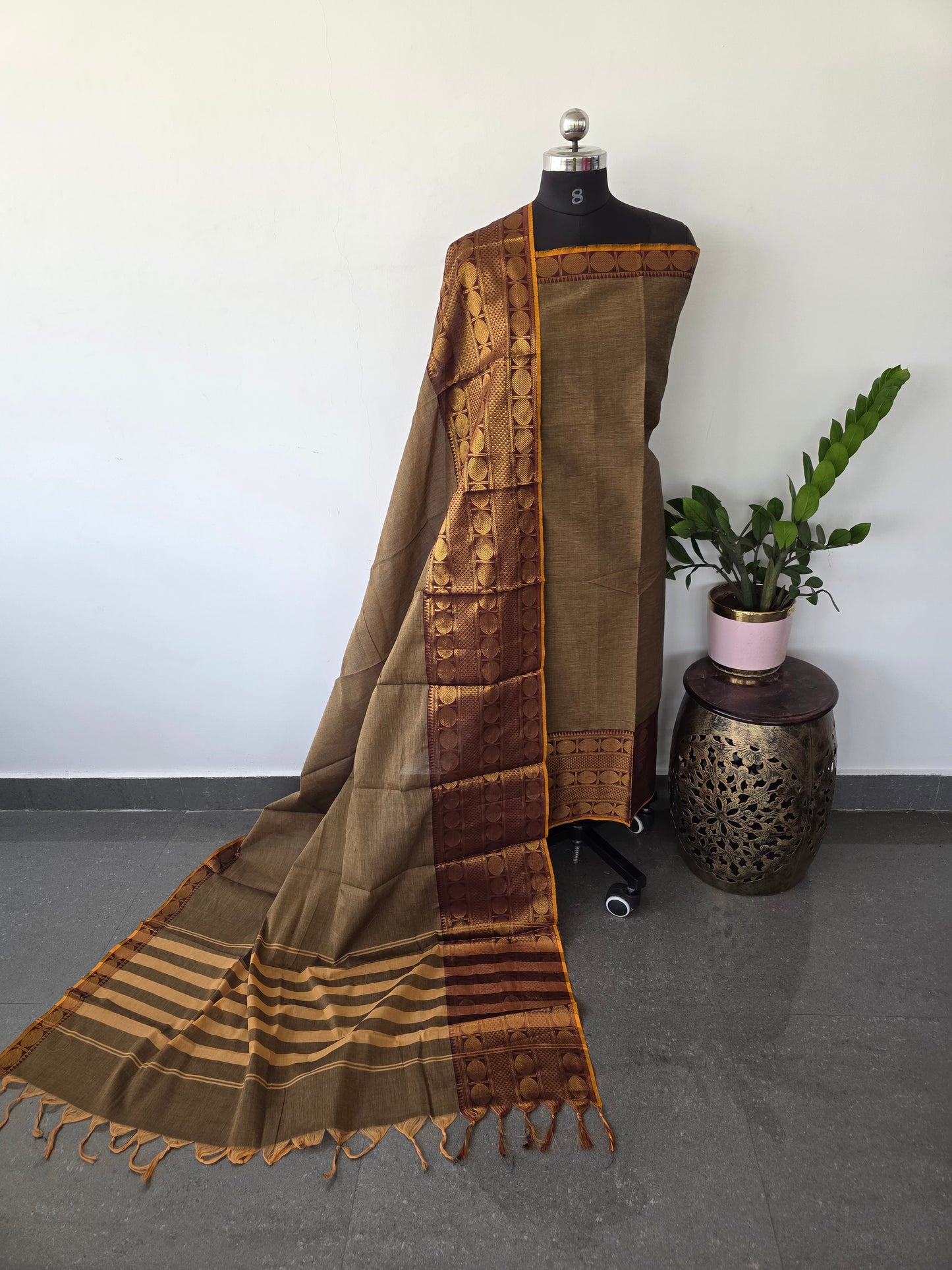 Premium Kanchi cotton set ( 2 pc set ) - KFS23