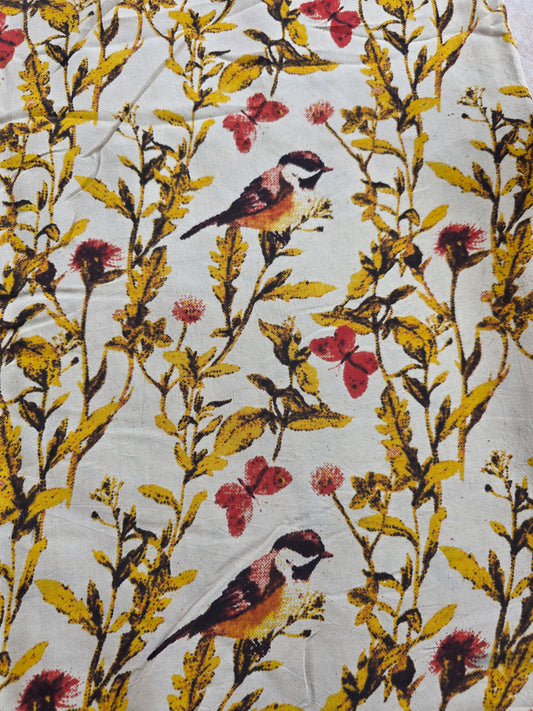 Pure silk  kalamkari  running material (1 meter)- KM69