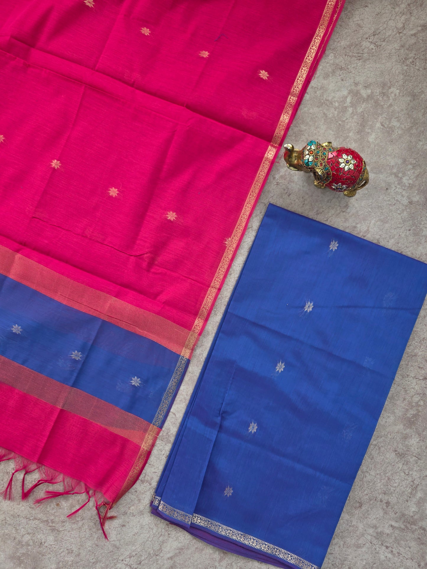 Semi Maheshwari silk salwar set - SM107