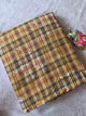 Handcrafted batik checked cotton running material -HB94