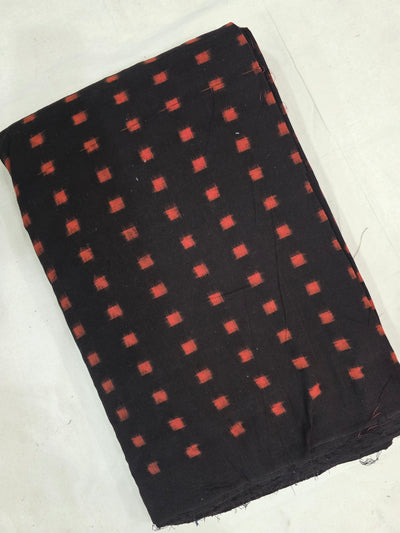 Handloom double ikkat  running material - WW627