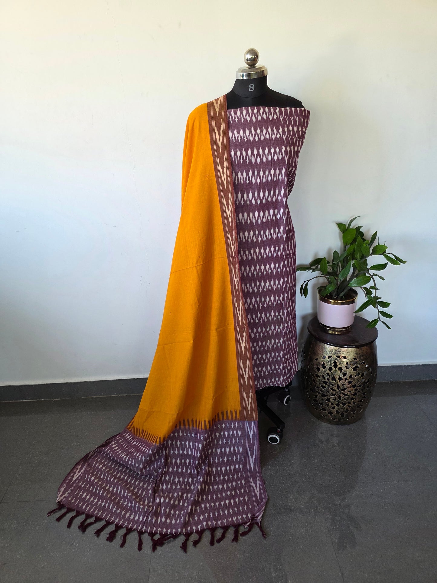 Pochampally ikkat cotton set - KK92