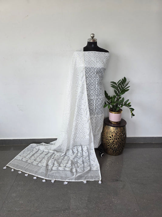 Jamdhani silk cotton set  - 2