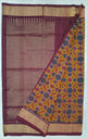 Handloom Mulbery ikkat border pattu saree- WW895