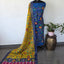 Handcrafted Penkalamkari bangalore silk set -KH243
