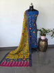 Handcrafted Penkalamkari bangalore silk set -KH243