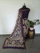Kanchi border chennuri kalamkari  silk set - AK421