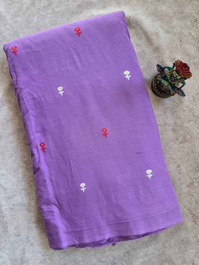 Prewashed  Jamdhani butti south cotton running material - HRM350