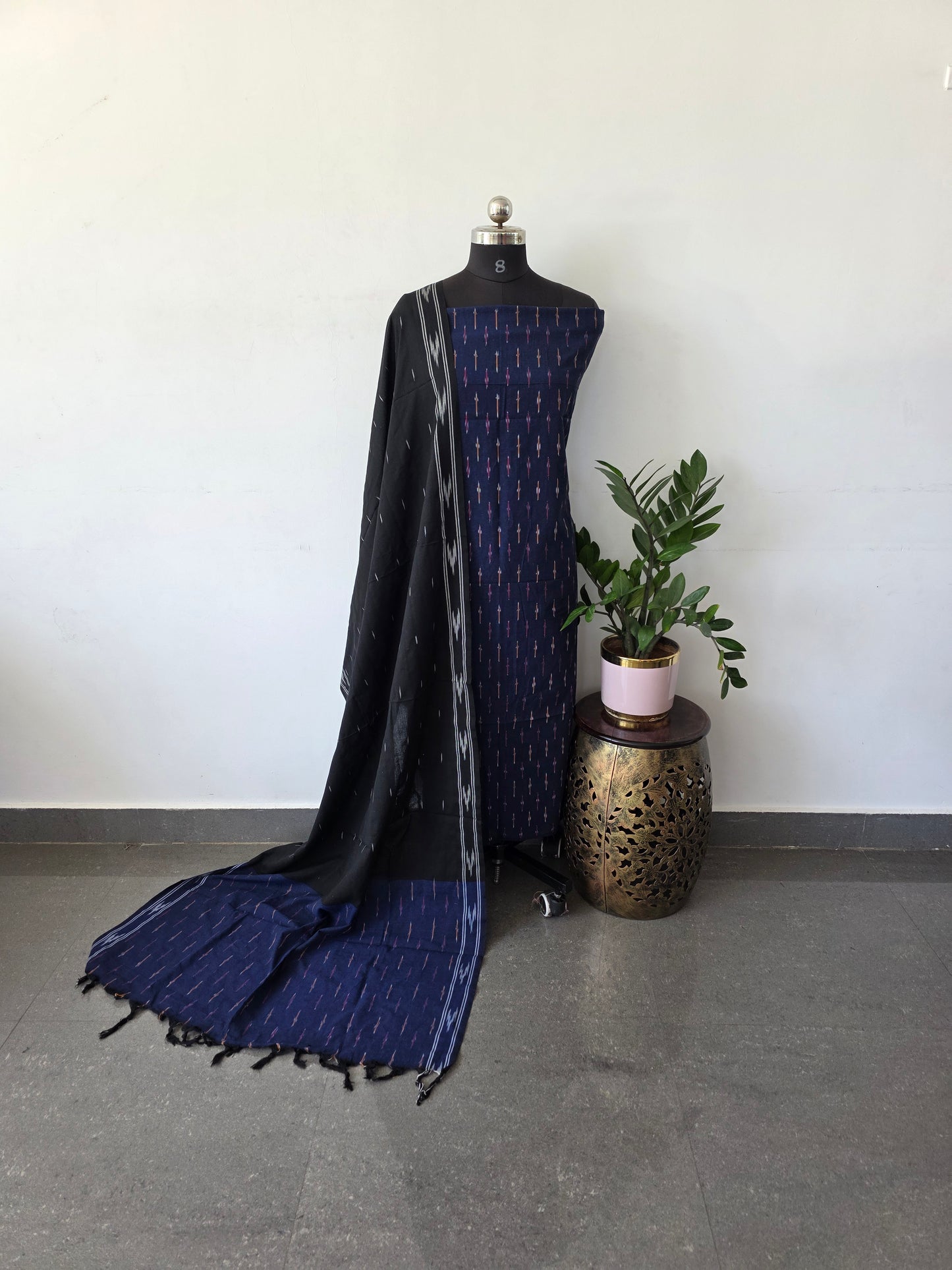 Pochampally ikkat cotton set - PCS1