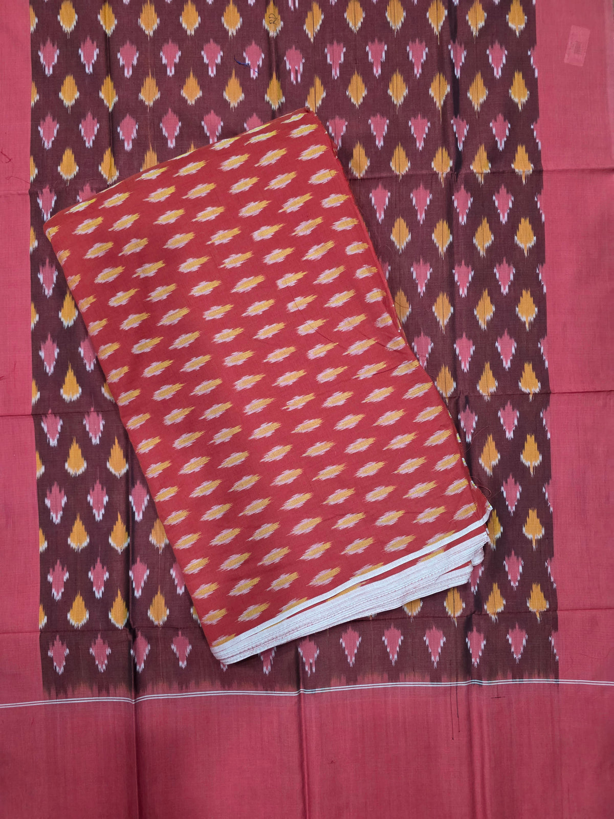 Handloom Mercerised ikkat cotton salwar set -WW845
