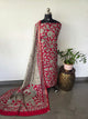 Kalahasthi Kalamkari-inspired Assam silk set - AS124