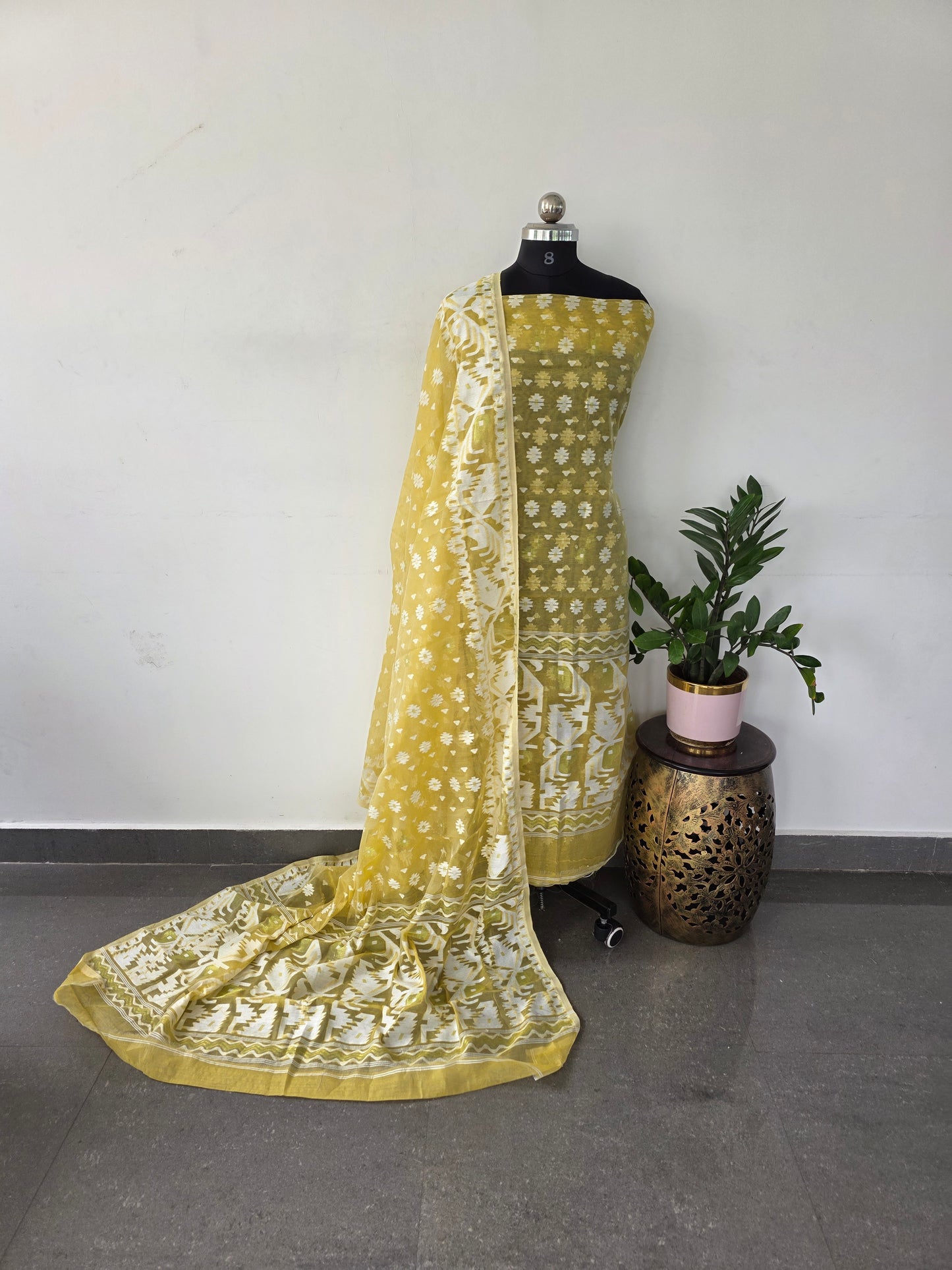 Jamdhani silk cotton set  - 39